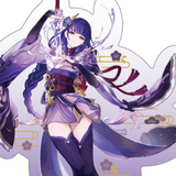 Raiden Shogun / Baal  - Genshin Impact - Inazuma Series Chara Acrylic Stand / Acrylaufsteller