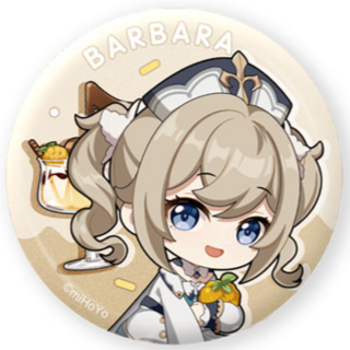 Barbara (Summer Theme) - Genshin Impact - Can Badge - miHoYo