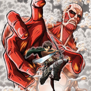 Eren vs Colossal Titan - Attack on Titan - Acrylic Diorama - AbyStyle
