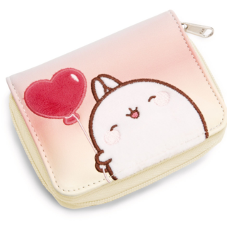 Molang mit Herzballon - Molang - Geldbeutel (12 x 9,5 cm)