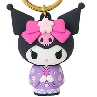 Kuromi - 3D Keychain (Sanrio Characters Kimono) - Sanrio