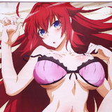 Rias auf dem Bett (C) - High School DxD Wallscroll - Sakami (60 x 86 cm)
