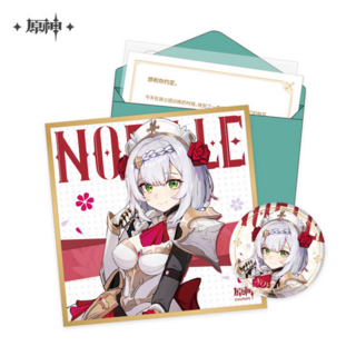 Noelle - Geburtstagkarten Set - Button, Shikishi, Aufkleber und Brief (Chinesisch) - Genshin Impact - miHoYo