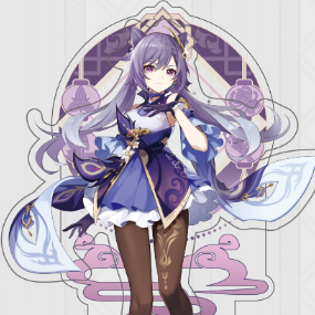 Keqing - Genshin Impact - Liyue Harbor Series Chara Acrylic Stand