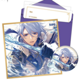 Ayato Kamisato - Birthday card Set - can badge, Shikishi, sticker und message card (Chinese) - Genshin Impact - Destined Day - miHoYo