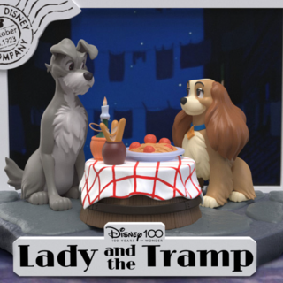 Lady And The Tramp - Disney 100th Anniversary - D-Stage Diorama - Beast Kingdom Toys