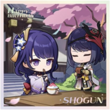 Raiden Shogun - Genshin Impact - Shikishi (Heartfelt Wishes Series) - miHoYo