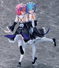 Rem und Ram - Twins Ver. | Re:ZERO - Hochwertige PVC Statue von Souyokusha - 2