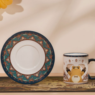 Guoba - Geschirr Set (Teller, Tasse und table mat) - Genshin Impact - miHoYo