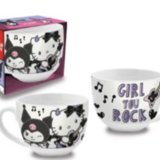 Hello Kitty & Kuromi - Hello Kitty and Friends - Cappuccino Tasse (Girl You Rock)- Coriex