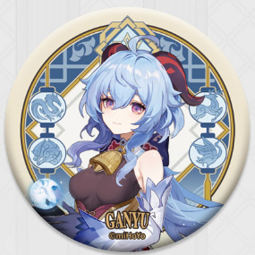 Ganyu  - Genshin Impact - Liyue Harbor Series Chara Can Badge