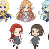 Sword Art Online: Alicization - Nendoroid Plus Schlüsselanhänger Vol. 2 - Set (6)