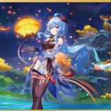 Ganyu - Genshin Impact (The Exquisite Night Chimes) - Shikishi - miHoYo