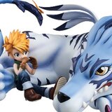 Garurumon & Yamato (Matt) Ishida - Megahouse G.E.M. Statue