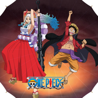 Monkey D. Luffy & Yamato - Parasol - Sakami