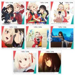 Zufällige Auswahl - Lycoris Recoil - Acryl Untersetzer - DayPRO